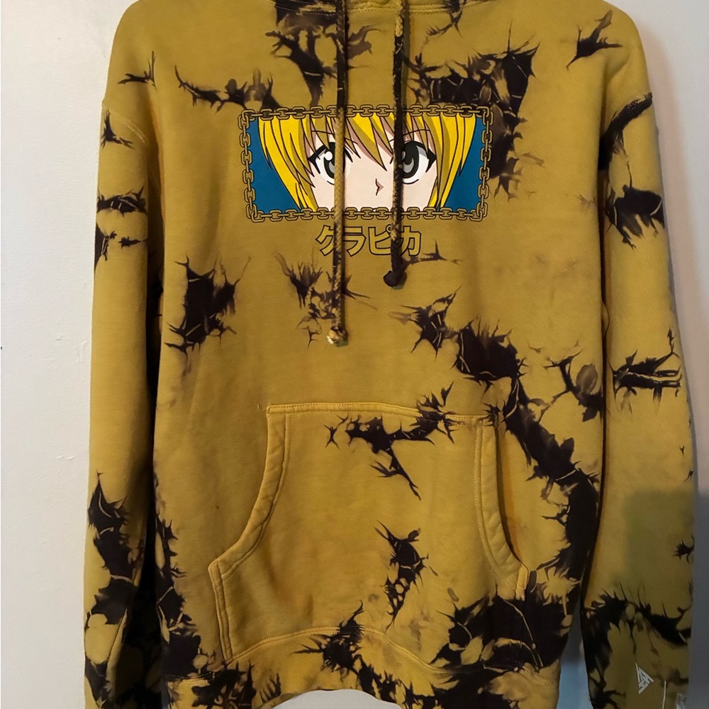 HunterxHunter Yellow and Black Hoodie - Hypland KURAPIKA
